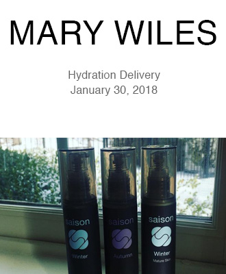 Mary Wiles Makeup Hydration Delivery with Saison Organic Skin Care